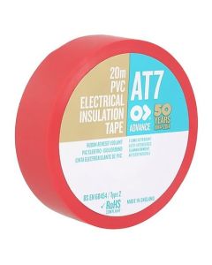Advance Tape AT7 Red PVC Insulating Tape 20m 
