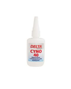 Delta CYNO 40 Cyanoacrylate Bonding Adhesive 50g Clear