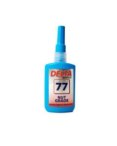 Delta D77 Fast Cure Nut Grade Threadlock Adhesive 50ml Blue