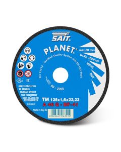 Sait 006302 PLANET Flat Metal Cutting Disc 115mm (Pack Of 20)