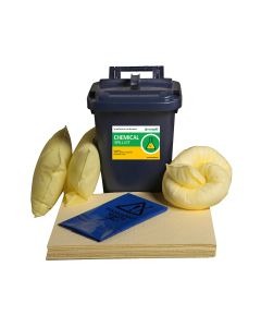 Ecospill C1460025 25L Chemical Spill Kit c/w PE Caddy