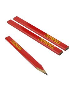 Faithfull FAICPR Medium Grade Carpenter's Pencils (Pack of 3)