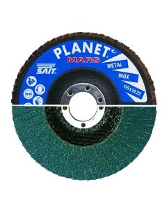 Sait 041608 Planet Mars Zirconia Abrasive Flap Disc 120G 125mm