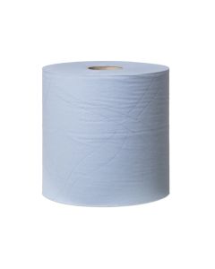 Tork 130073 Blue Heavy-Duty Wiping Paper Roll