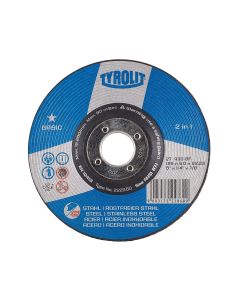 Tyrolit 222860 2in1 Basic DPC Metal Grinding Disc 125mm
