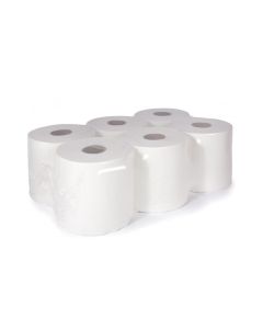 White 1-Ply Embossed Hand Paper Towels 6 Pack