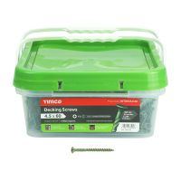 Timco 60TDECK1500 Decking Screws 4.5 x 60 PZ2 Green Organic (Tub 1500)