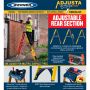 Werner 75074 AdjustaStep Pro Fibreglass 6 Tread Stepladder