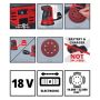 Einhell TE-RS 18 Li 18V Cordless PXC Random Orbital Sander 125mm (Body Only)