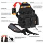 ToughBuilt TB-CT-114 Journeyman Electrician Pouch + Shoulder Strap