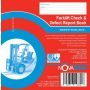 Novadata FL50 Forklift Operators Daily Vehicle Check & Defect Book
