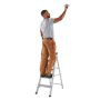 Werner 7140518 Mastertrade 5 Tread Aluminium Swingback Stepladder 