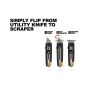 ToughBuilt TB-H4S5-01 Scraper Utility Knife + 5 x Universal Blades