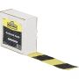 Barrier Tape Black/Yellow 75mm x 500M