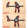 Bessey EZM-EZL-SET One-Handed 4 Piece Clamp Set