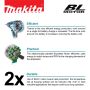 Makita DUC307ZX2 18v Li-ion Cordless Brushless Chainsaw 30cm (12") Body Only