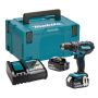 Makita DHP482RTJ 18V Li-ion LXT Cordless Combi Drill 2 x BL1850B Batteries