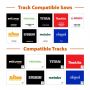 Evolution R185CCSX+ Multi Material Circular Saw 240v & ST2800-G2 Guide Rail Track