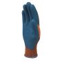 Delta Plus VE733OR09 Polyester Knit Chemical Free Latex Palm Coated Gloves