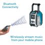 Makita DMR115 18V LXT DAB+ Digital Jobsite Radio + Bluetooth + Subwoofer Speaker