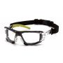 Pyramex ESGL10210STMFP H2MAX Clear Anti-Fog Lens Safety Glasses