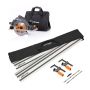 Evolution R185CCSX+ Multi Material Circular Saw 240v & ST2800-G2 Guide Rail Track