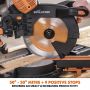 Evolution R255SMS-DB+ 255mm Double Bevel Sliding Mitre Saw 240v c/w Multi Material + Wood Blade