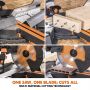 Evolution R255SMS-DB+ 255mm Double Bevel Sliding Mitre Saw 240v c/w Multi Material + Wood Blade