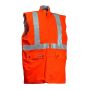 Lyngsoe FR-LR1456 Flame Retardant Hi-Vis Winter Waistcoat