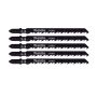 Makita A-85684 Wood Cutting Jigsaw Blades B16 (Pack Of 5)