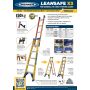 Werner 75071 Leansafe X3 Multi Purpose 3 In 1 Fibreglass Ladder