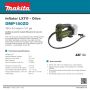 Makita DMP180ZO 18v LXT Cordless Tyre Inflator Olive Green (Body Only)