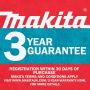 Makita DMR110 18V LXT DAB+ Digital Job Site Radio Blue