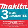 Makita DHG181ZJ 18v Cordless Heat Gun + Makpac 2 Connector Case + 4 Nozzles