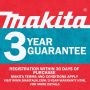 Makita DTW285RTJ 18V Li-ion Cordless Brushless Impact Wrench 1/2" c/w 2 x 5.0Ah Batteries