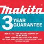 Makita HS012GZ01 40V Max XGT Cordless Brushless Circular Saw 165mm Body Only + Makpac Case Type 3