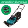 Makita DLM382CT2 18v Twin Li-ion Cordless Lawn Mower +Twin Charger + 2 x BL1850B Batteries