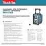 Makita MR007GZ 18V LXT DAB+ Digital Jobsite Radio + Bluetooth + Subwoofer Speaker