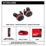 Milwaukee L4 RLEPB-301 REDLITHIUM USB Rechargeable Jobsite Ear Buds + Bluetooth + Hearing Assist