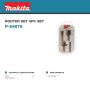 Makita P-24876 4-Piece 1/4" Shank Straight / Round Router Bit Set (DRT50Z) 