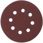 Makita P-43555 Red Velcro Backed Sanding Disc 125mm 80G (Pack of 10)