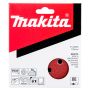 Makita P-43555 Red Velcro Backed Sanding Disc 125mm 80G (Pack of 10)