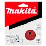 Makita P-43577 Red Velcro Backed Sanding Disc 125mm 120G (Pack of 10)