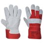 Portwest A220 Split Leather Chrome Rigger Gloves