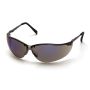 Pyramex ESGM1875S V2 Metal Half Frame Blue Mirror Lens Safety Glasses