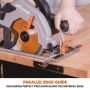 Evolution R185CCSX+ Multi Material Circular Saw 240v & ST2800-G2 Guide Rail Track