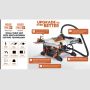 Evolution R255TBLX Plus Portable Table Saw 240v +  Stand + C/W Multi Material TCT Saw Blade