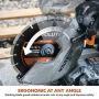 Evolution R260DCT-Li 260mm Cordless Disc Cutter + 2 x 8.0 a/h + Premium Blade