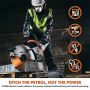 Evolution R350DCT 350mm Electric Disc Cutter 240v c/w Dust Suppression
