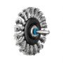 Pferd 7012/6 0.5mm RGB INOX Twist Knot Shank Mounted Wheel Brush 